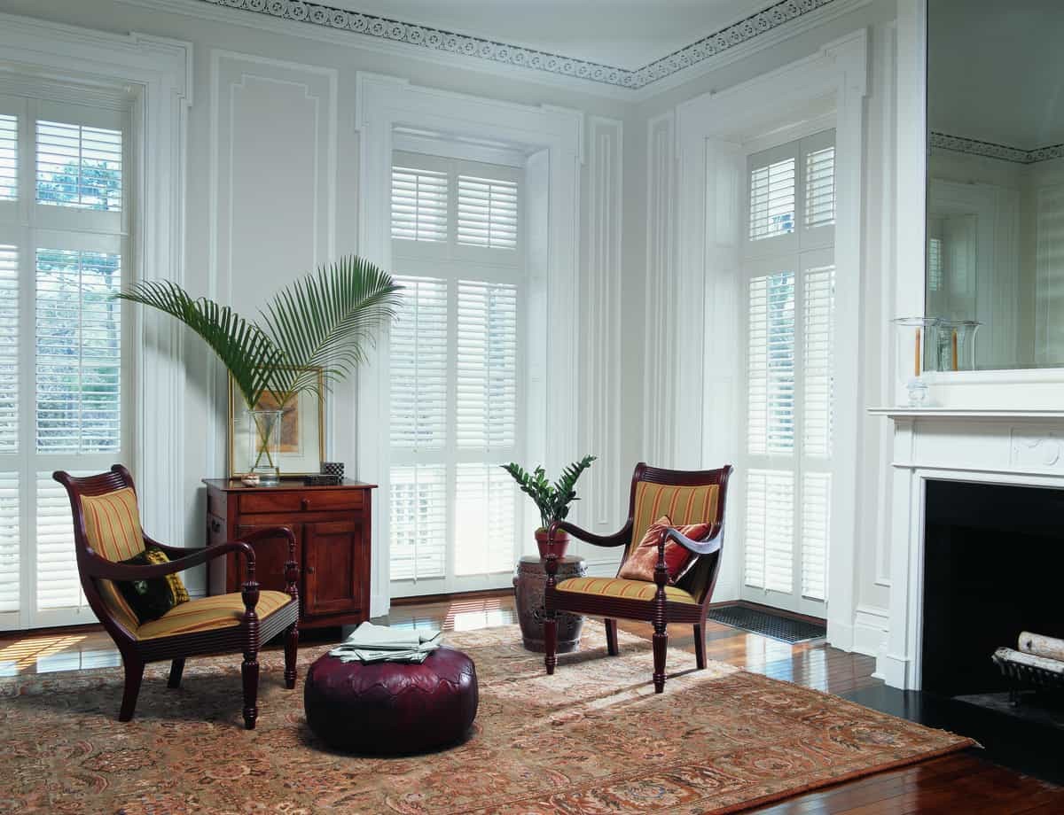 Heritance® Hardwood Shutters near Jackson, Wyoming (WY) with genuine hardwood, beautiful colors, and more.