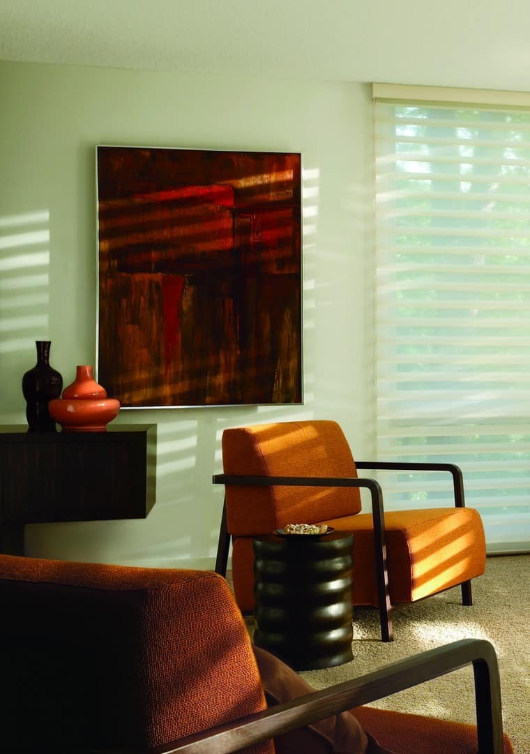 Window Treatments for Sunny Rooms Near Jackson, Wyoming (WY) including automation and custom sheers.