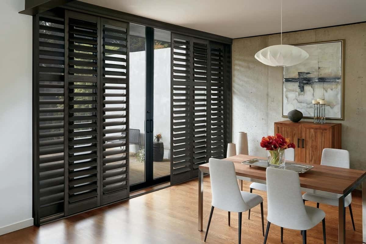 Hunter Douglas NewStyle® Composite Shutters, Hybrid Shutters, interior shutters, faux wood shutters Near Jackson, Wyoming (WY)